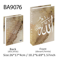 Boîte décorative « livre » — rangement oriental