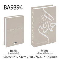 Boîte décorative « livre » — rangement oriental