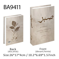 Boîte décorative « livre » — rangement oriental