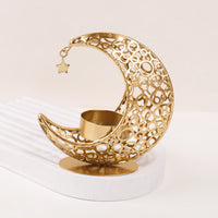 Photophore Lune — bougeoir croissant 3D