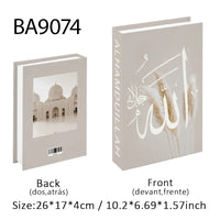 Boîte décorative « livre » — rangement oriental