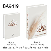 Boîte décorative « livre » — rangement oriental