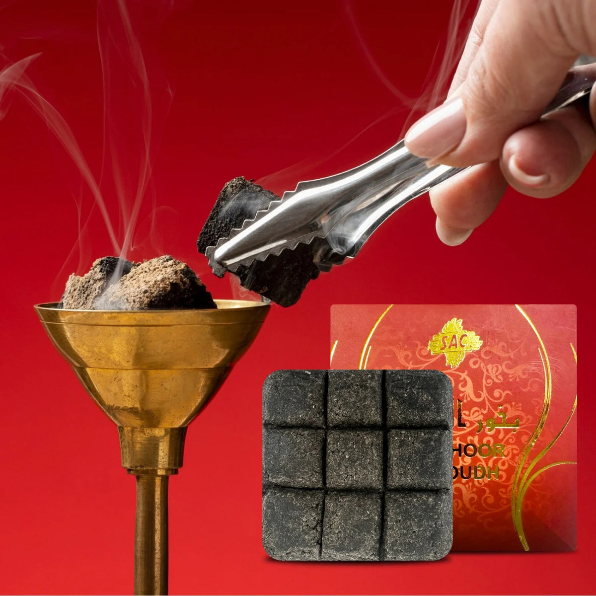 Bakhour en tablettes — santal, oud et musc