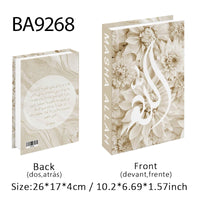 Boîte décorative « livre » — rangement oriental