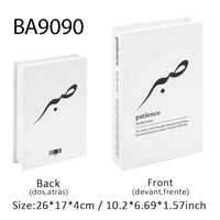 Boîte décorative « livre » — rangement oriental