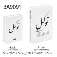 Boîte décorative « livre » — rangement oriental