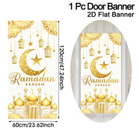 Bannière de porte Ramadan &amp; Aïd — décoration suspendue