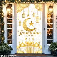 Bannière de porte Ramadan &amp; Aïd — décoration suspendue