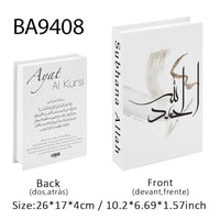 Boîte décorative « livre » — rangement oriental