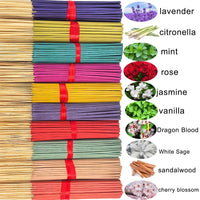 Bâtonnets d'encens parfumés — assortiment de senteurs
