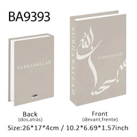 Boîte décorative « livre » — rangement oriental