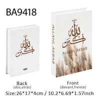 Boîte décorative « livre » — rangement oriental