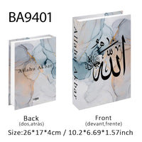 Boîte décorative « livre » — rangement oriental