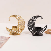 Photophore Lune — bougeoir croissant 3D