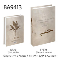 Boîte décorative « livre » — rangement oriental