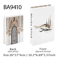 Boîte décorative « livre » — rangement oriental