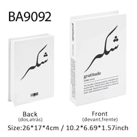 Boîte décorative « livre » — rangement oriental