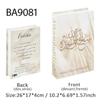 Boîte décorative « livre » — rangement oriental