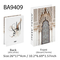 Boîte décorative « livre » — rangement oriental