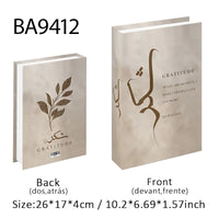 Boîte décorative « livre » — rangement oriental