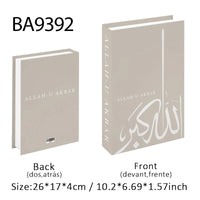 Boîte décorative « livre » — rangement oriental