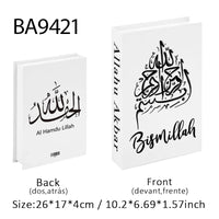 Boîte décorative « livre » — rangement oriental
