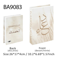 Boîte décorative « livre » — rangement oriental