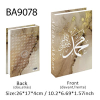 Boîte décorative « livre » — rangement oriental