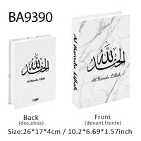 Boîte décorative « livre » — rangement oriental