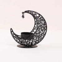 Photophore Lune — bougeoir croissant 3D